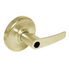 CL3359-AZD-606-LC Corbin CL3300 Series Less Cylinder Extra Heavy Duty Storeroom or Public Restroom Cylindrical Locksets with Armstrong Lever in Satin Brass Finish