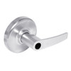 CL3391-AZD-625-LC Corbin CL3300 Series Less Cylinder Extra Heavy Duty Keyed with Turnpiece Cylindrical Locksets with Armstrong Lever in Bright Chrome Finish