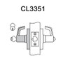 CL3351-AZD-618-CL6 Corbin CL3300 Series IC 6-Pin Less Core Extra Heavy Duty Entrance Cylindrical Locksets with Armstrong Lever in Bright Nickel Plated