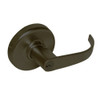 CL3381-PZD-613 Corbin CL3300 Series Extra Heavy Duty Keyed with Blank Plate Cylindrical Locksets with Princeton Lever in Oil Rubbed Bronze Finish