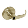 CL3375-PZD-606-LC Corbin CL3300 Series Less Cylinder Extra Heavy Duty Corridor/Dormitory Cylindrical Locksets with Princeton Lever in Satin Brass Finish