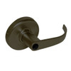 CL3375-PZD-613-LC Corbin CL3300 Series Less Cylinder Extra Heavy Duty Corridor/Dormitory Cylindrical Locksets with Princeton Lever in Oil Rubbed Bronze Finish