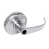 CL3393-PZD-625-LC Corbin CL3300 Series Less Cylinder Extra Heavy Duty Service Station Cylindrical Locksets with Princeton Lever in Bright Chrome Finish