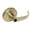 CL3381-PZD-606-LC Corbin CL3300 Series Less Cylinder Extra Heavy Duty Keyed with Blank Plate Cylindrical Locksets with Princeton Lever in Satin Brass Finish