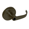 CL3381-PZD-613-LC Corbin CL3300 Series Less Cylinder Extra Heavy Duty Keyed with Blank Plate Cylindrical Locksets with Princeton Lever in Oil Rubbed Bronze Finish