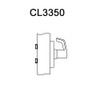 CL3350-NZD-626 Corbin CL3300 Series Extra Heavy Duty Half Dummy Cylindrical Locksets with Newport Lever in Satin Chrome