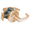 CL3355-NZD-612 Corbin CL3300 Series Extra Heavy Duty Classroom Cylindrical Locksets with Newport Lever in Satin Bronze Finish