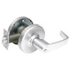 CL3391-NZD-625 Corbin CL3300 Series Extra Heavy Duty Keyed with Turnpiece Cylindrical Locksets with Newport Lever in Bright Chrome Finish