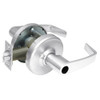 CL3351-NZD-625-LC Corbin CL3300 Series Less Cylinder Extra Heavy Duty Entrance Cylindrical Locksets with Newport Lever in Bright Chrome Finish
