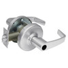 CL3361-NZD-626-LC Corbin CL3300 Series Less Cylinder Extra Heavy Duty Entry or Office Cylindrical Locksets with Newport Lever in Satin Chrome Finish