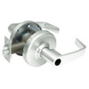 CL3362-NZD-618-LC Corbin CL3300 Series Less Cylinder Extra Heavy Duty Communicating Cylindrical Locksets with Newport Lever in Bright Nickel Plated Finish