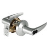9K37D16CSTK618 Best 9K Series Storeroom Cylindrical Lever Locks with Curved without Return Lever Design Accept 7 Pin Best Core in Bright Nickel