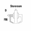 9K37D16CS3606 Best 9K Series Storeroom Cylindrical Lever Locks with Curved without Return Lever Design Accept 7 Pin Best Core in Satin Brass