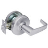 CL3580-NZD-626 Corbin CL3500 Series Heavy Duty Passage with Blank Plate Cylindrical Locksets with Newport Lever in Satin Chrome Finish