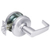 CL3580-NZD-625 Corbin CL3500 Series Heavy Duty Passage with Blank Plate Cylindrical Locksets with Newport Lever in Bright Chrome Finish