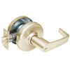 CL3581-NZD-606 Corbin CL3500 Series Heavy Duty Keyed with Blank Plate Cylindrical Locksets with Newport Lever in Satin Brass Finish