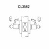 CL3582-NZD-626 Corbin CL3500 Series Heavy Duty Store Door Cylindrical Locksets with Newport Lever in Satin Chrome