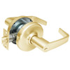 CL3582-NZD-605 Corbin CL3500 Series Heavy Duty Store Door Cylindrical Locksets with Newport Lever in Bright Brass Finish