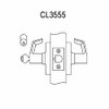 CL3555-NZD-626-LC Corbin CL3500 Series Heavy Duty Less Cylinder Classroom Cylindrical Locksets with Newport Lever in Satin Chrome