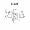 CL3551-PZD-626 Corbin CL3500 Series Heavy Duty Entrance Cylindrical Locksets with Princeton Lever in Satin Chrome