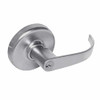 CL3581-PZD-626 Corbin CL3500 Series Heavy Duty Keyed with Blank Plate Cylindrical Locksets with Princeton Lever in Satin Chrome Finish