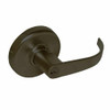 CL3581-PZD-613 Corbin CL3500 Series Heavy Duty Keyed with Blank Plate Cylindrical Locksets with Princeton Lever in Oil Rubbed Bronze Finish