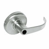 CL3551-PZD-618-LC Corbin CL3500 Series Heavy Duty Less Cylinder Entrance Cylindrical Locksets with Princeton Lever in Bright Nickel Plated Finish