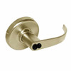 CL3561-PZD-606-CL6 Corbin CL3500 Series IC 6-Pin Less Core Heavy Duty Office or Privacy Cylindrical Locksets with Princeton Lever in Satin Brass Finish