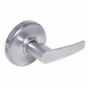 CL3580-AZD-626 Corbin CL3500 Series Heavy Duty Passage with Blank Plate Cylindrical Locksets with Armstrong Lever in Satin Chrome Finish