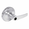 CL3581-AZD-625-LC Corbin CL3500 Series Heavy Duty Less Cylinder Keyed with Blank Plate Cylindrical Locksets with Armstrong Lever in Bright Chrome Finish
