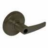 CL3582-AZD-613-LC Corbin CL3500 Series Heavy Duty Less Cylinder Store Door Cylindrical Locksets with Armstrong Lever in Oil Rubbed Bronze Finish