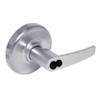 CL3551-AZD-626-CL6 Corbin CL3500 Series IC 6-Pin Less Core Heavy Duty Entrance Cylindrical Locksets with Armstrong Lever in Satin Chrome Finish