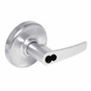 CL3551-AZD-625-CL6 Corbin CL3500 Series IC 6-Pin Less Core Heavy Duty Entrance Cylindrical Locksets with Armstrong Lever in Bright Chrome Finish