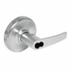 CL3581-AZD-618-CL6 Corbin CL3500 Series IC 6-Pin Less Core Heavy Duty Keyed with Blank Plate Cylindrical Locksets with Armstrong Lever in Bright Nickel Plated Finish