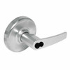 CL3582-AZD-618-CL6 Corbin CL3500 Series IC 6-Pin Less Core Heavy Duty Store Door Cylindrical Locksets with Armstrong Lever in Bright Nickel Plated Finish