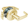 CL3820-NZD-605 Corbin CL3800 Series Standard-Duty Privacy Cylindrical Locksets with Newport Lever in Bright Brass Finish