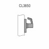 CL3850-NZD-605 Corbin CL3800 Series Standard-Duty Half Dummy Cylindrical Locksets with Newport Lever in Bright Brass