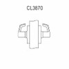 CL3870-NZD-626 Corbin CL3800 Series Standard-Duty Full Dummy Cylindrical Locksets with Newport Lever in Satin Chrome