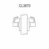 CL3870-NZD-619 Corbin CL3800 Series Standard-Duty Full Dummy Cylindrical Locksets with Newport Lever in Satin Nickel Plated