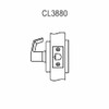 CL3880-NZD-612 Corbin CL3800 Series Standard-Duty Passage with Blank Plate Cylindrical Locksets with Newport Lever in Satin Bronze