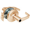 CL3851-NZD-612-LC Corbin CL3800 Series Standard-Duty Less Cylinder Entrance Cylindrical Locksets with Newport Lever in Satin Bronze Finish