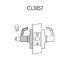 CL3857-NZD-605-LC Corbin CL3800 Series Standard-Duty Less Cylinder Storeroom Cylindrical Locksets with Newport Lever in Bright Brass