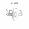 CL3861-NZD-626-LC Corbin CL3800 Series Standard-Duty Less Cylinder Office Cylindrical Locksets with Newport Lever in Satin Chrome