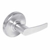 CL3880-AZD-625 Corbin CL3800 Series Standard-Duty Passage with Blank Plate Cylindrical Locksets with Armstrong Lever in Bright Chrome Finish