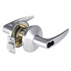 9K37W16LSTK625 Best 9K Series Institutional Cylindrical Lever Locks with Curved without Return Lever Design Accept 7 Pin Best Core in Bright Chrome