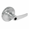 CL3851-AZD-618-LC Corbin CL3800 Series Standard-Duty Less Cylinder Entrance Cylindrical Locksets with Armstrong Lever in Bright Nickel Plated Finish