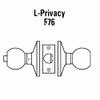 6K30L4CS3626 Best 6K Series Privacy Medium Duty Cylindrical Knob Locks with Round Style in Satin Chrome