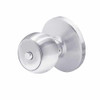 6K20L4DS3625 Best 6K Series Privacy Medium Duty Cylindrical Knob Locks with Round Style in Bright Chrome