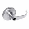 CL3851-PZD-625-LC Corbin CL3800 Series Standard-Duty Less Cylinder Entrance Cylindrical Locksets with Princeton Lever in Bright Chrome Finish