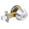 DL2213-625 Corbin DL2200 Series Cylindrical Deadlocks with Single Cylinder in Bright Chrome Finish